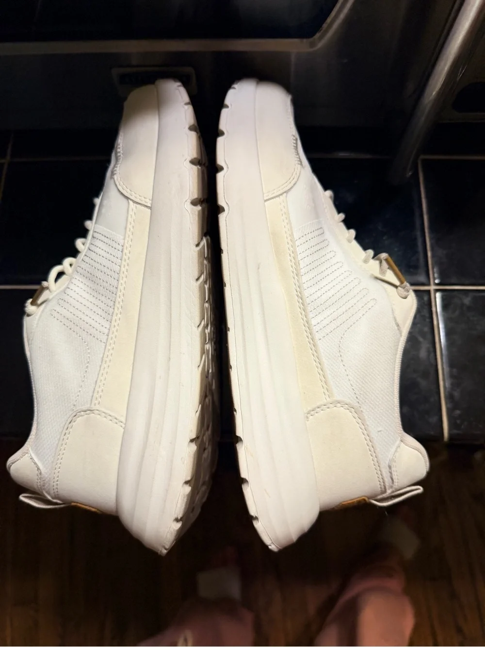Hey Dude Sirocco Alta W Neutrals White Platform Sneakers Women’s Size 9